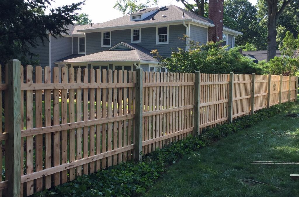 Custom Cedar Spaced Picket Fence