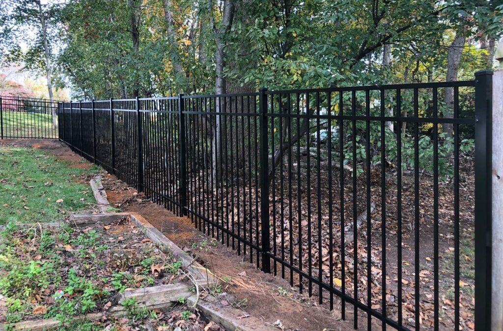 Black Jerith Aluminum Fence
