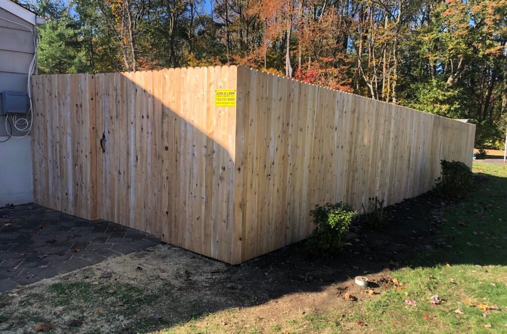 Cedar Custom Board Fence
