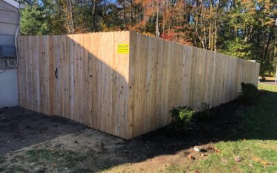 Cedar Custom Board Fence