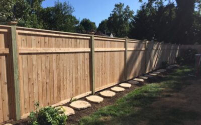 Cedar Tongue and Groove Fence