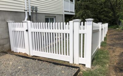 Classic Picket White PVC Fence