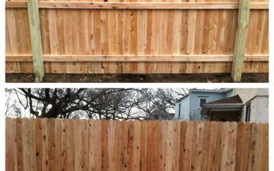Custom Board Cedar Fence