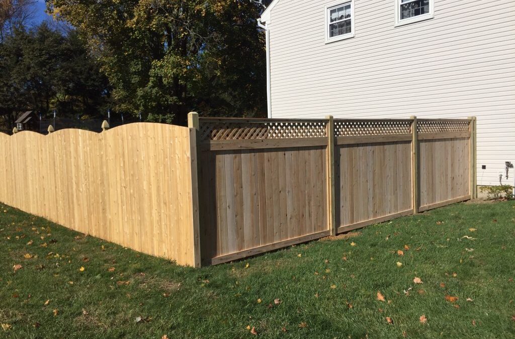 Solid Cedar with Tongue and Groove Fence