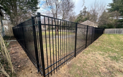 A Durable, Four-Rail Jerith Legacy Fence Perfect for Pets and Privacy