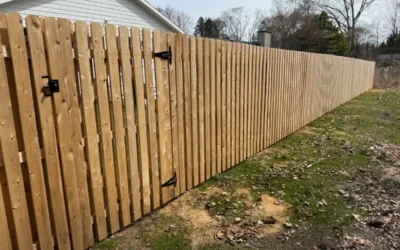 6ft Tall Cedar Board-on-Board Fence — Fairhaven, NJ